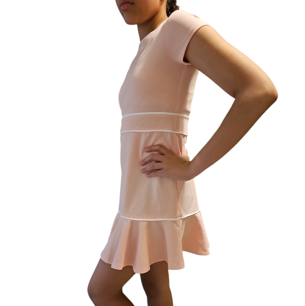NWT Aqua Kids Casual Dress in Light Pink